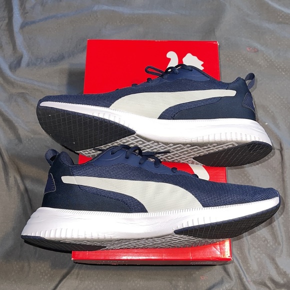 Puma Men’s Soft Foam+ Flyer Flex Navy Blue Sneaker Shoes main image 9